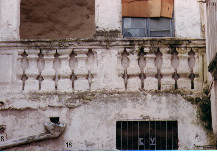 balaustrata - ambito pugliese (sec. XVIII)