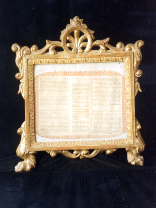 cartagloria - ambito Italia meridionale (metà sec. XIX)