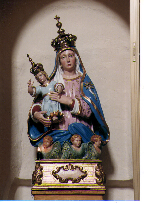 Madonna con Bambino (statua) - ambito Italia meridionale (secc. XVII/ XVIII)