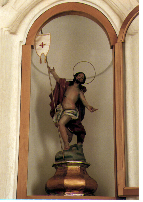 Cristo risorto (statua) - ambito Italia meridionale (secc. XVIII/ XIX)
