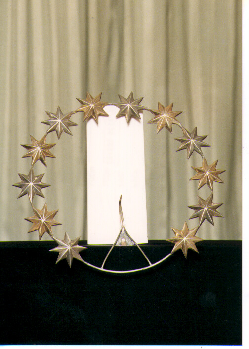 aureola di statua - ambito Italia meridionale (sec. XIX)