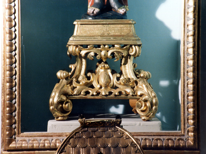 base processionale - manifattura Italia meridionale (sec. XIX)