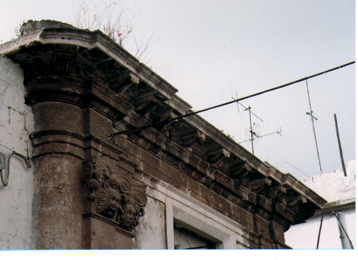 cornicione - ambito Italia meridionale (seconda metà sec. XIX)