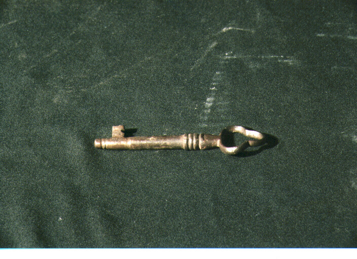 chiave del tabernacolo - ambito Italia meridionale (seconda metà sec. XVII)