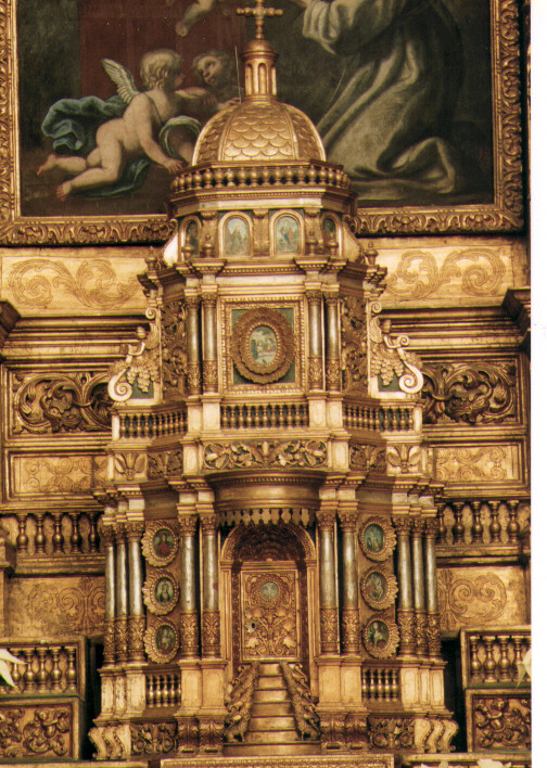 tabernacolo - a tempietto di Giuseppe da Soleto, fra' Giacomo da San Vito (sec. XVII)