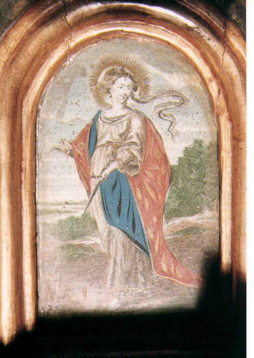 Sant'Agnese (?) (dipinto) - ambito Italia meridionale (sec. XVII)