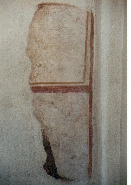 dipinto, frammento - ambito Italia meridionale (secc. XIV/ XV)