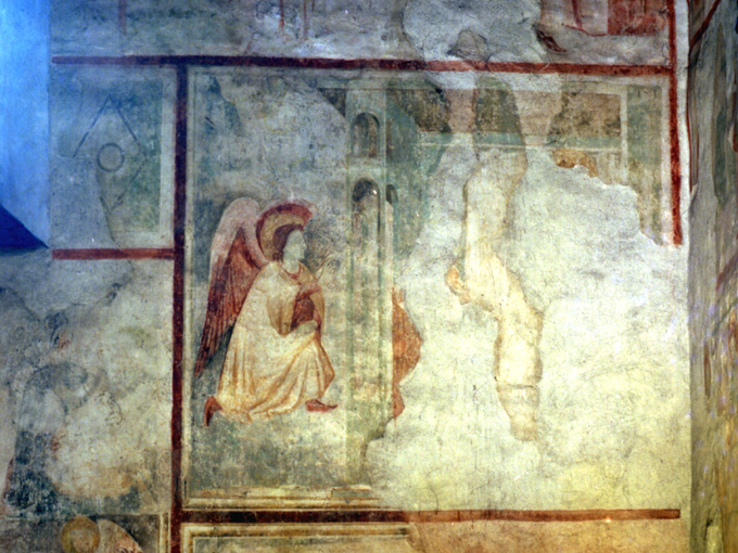 Annunciazione (dipinto) - ambito Italia meridionale (prima metà sec. XV)