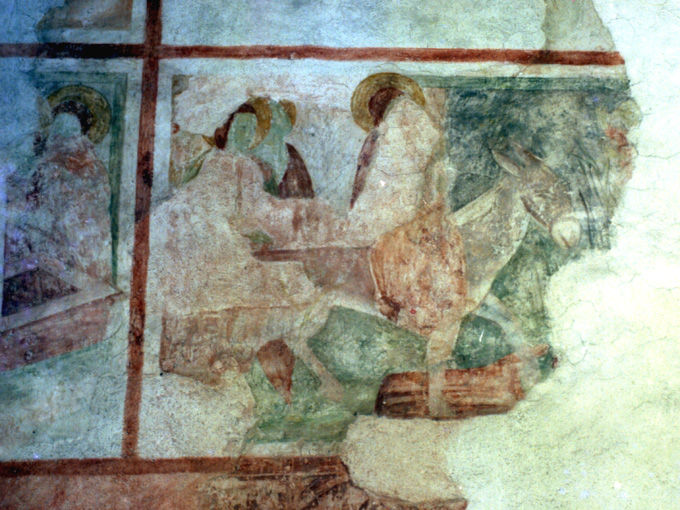 fuga in Egitto (dipinto) - ambito Italia meridionale (prima metà sec. XV)