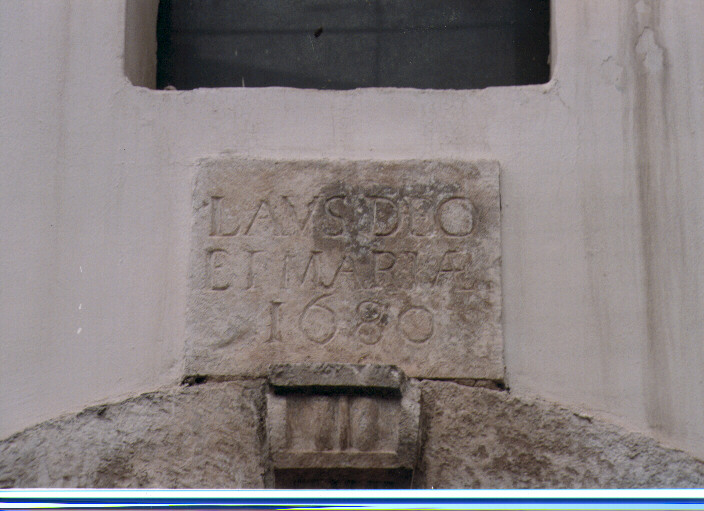 lapide - ambito pugliese (sec. XVII)