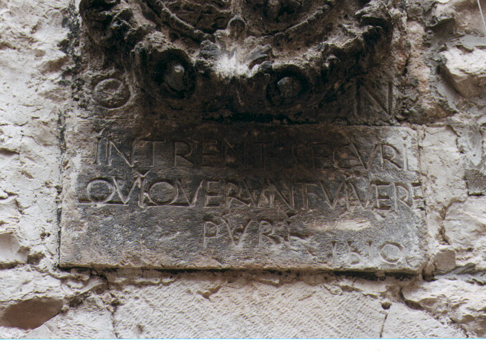 lapide - ambito Italia meridionale (sec. XVII)