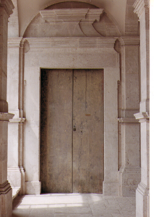 mostra di porta, serie - ambito napoletano (sec. XVIII)