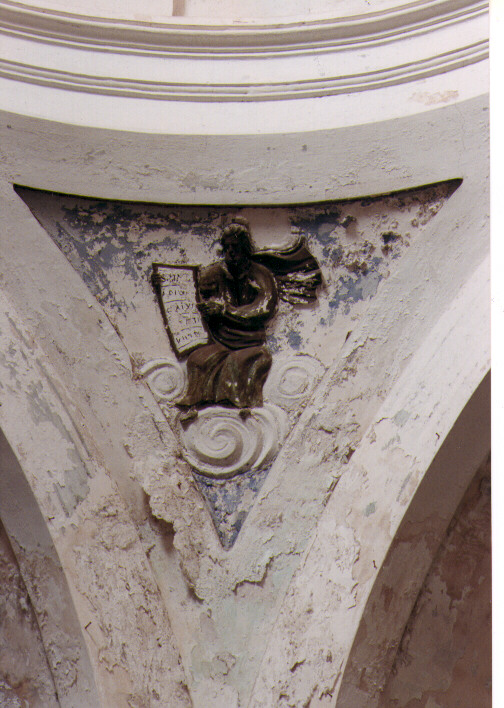 San Luca scrive il Vangelo (?) (rilievo) - ambito Italia meridionale (sec. XVIII)