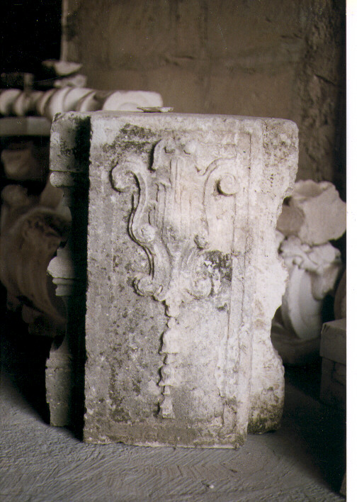 balaustrata, frammento - ambito napoletano (sec. XVIII)