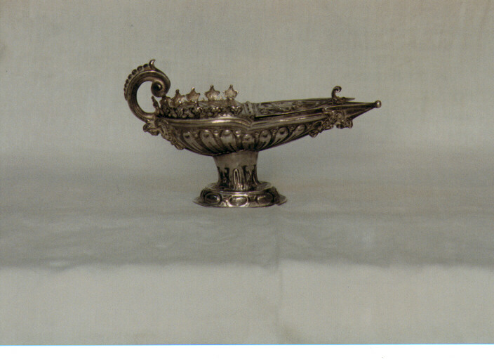 navicella portaincenso - ambito napoletano (sec. XVIII)