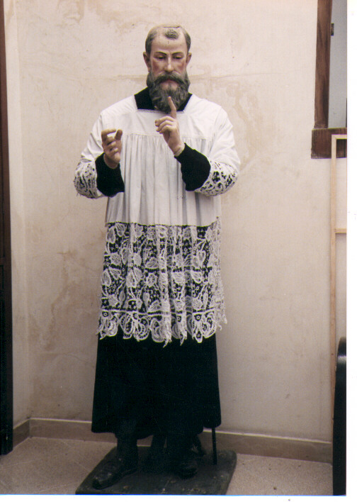 San Benedetto (statua) - manifattura Italia meridionale (prima metà sec. XIX)