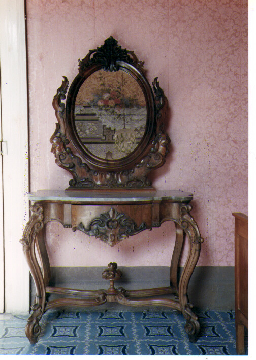 console con specchiera - ambito Italia meridionale (metà sec. XIX)