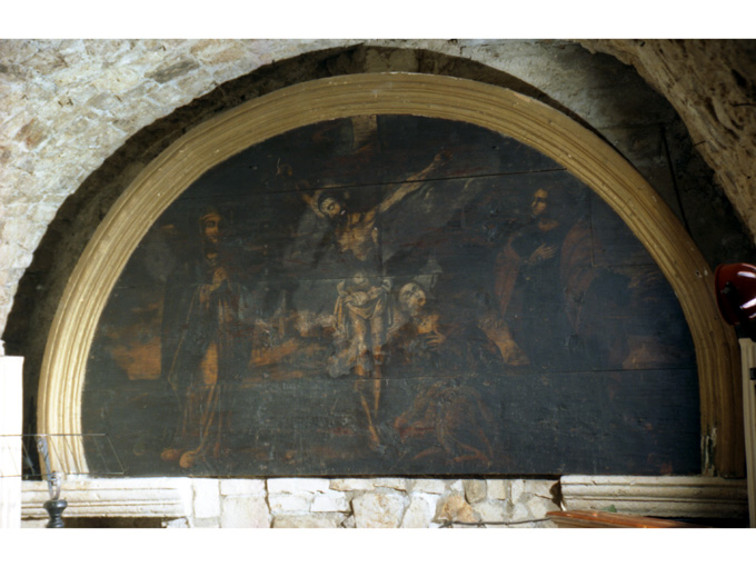 Crocifissione (dipinto) - ambito pugliese (secc. XVII/ XVIII)