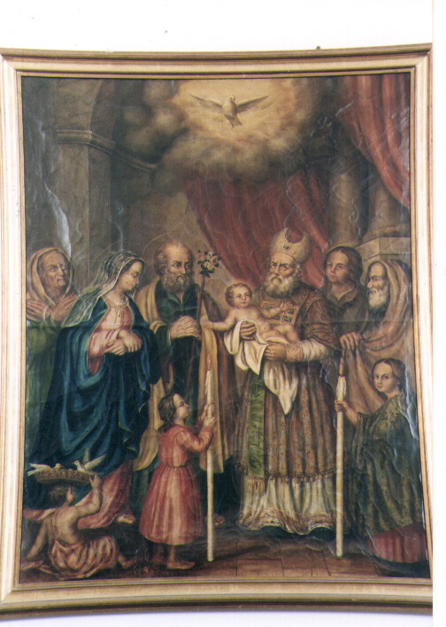 presentazione di Gesù al Tempio (dipinto) - ambito Italia meridionale (prima metà sec. XVII)