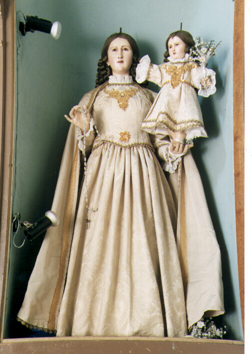 Madonna del Rosario (statua) - ambito Italia meridionale (fine/inizio secc. XIX/ XX)