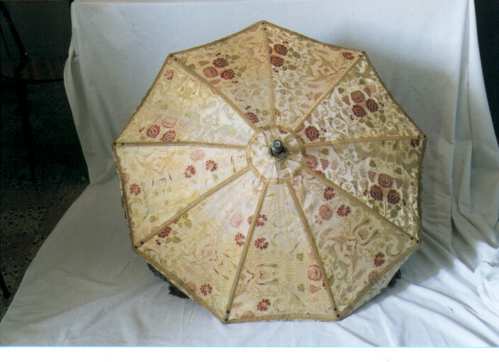 ombrellino processionale - ambito Italia meridionale (seconda metà sec. XIX)