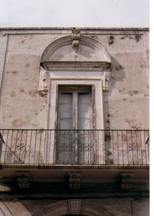 mostra di finestra - ambito Italia meridionale (sec. XIX)