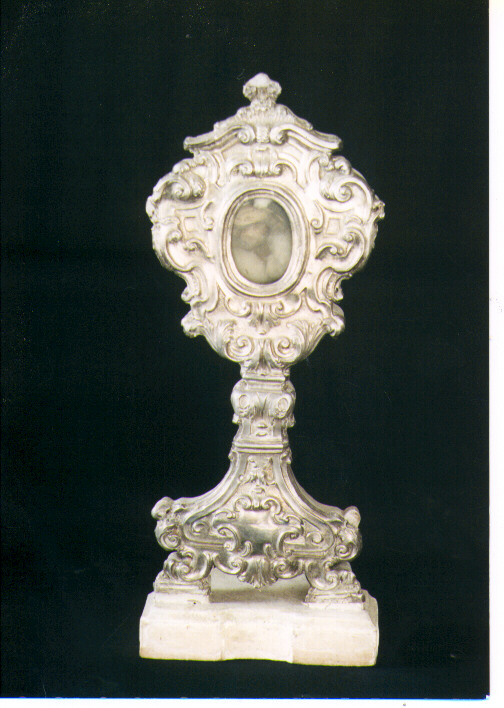 reliquiario - a ostensorio - manifattura napoletana (sec. XVIII)