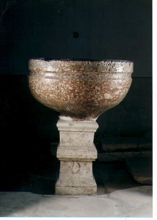 fonte battesimale - ambito Italia meridionale (sec. XIX)