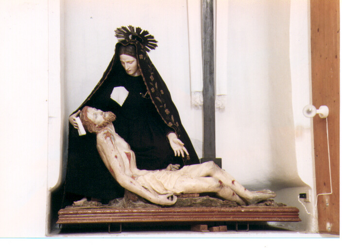 compianto sul Cristo morto (gruppo scultoreo) - manifattura pugliese (sec. XIX)
