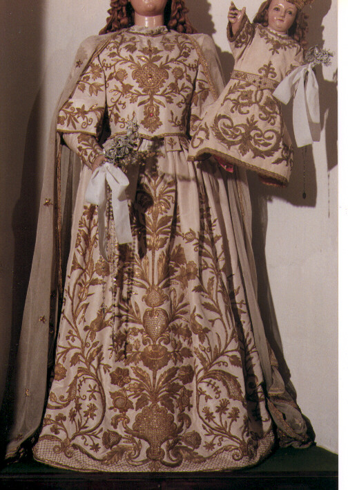 veste da statua - manifattura pugliese (fine/inizio secc. XIX/ XX)