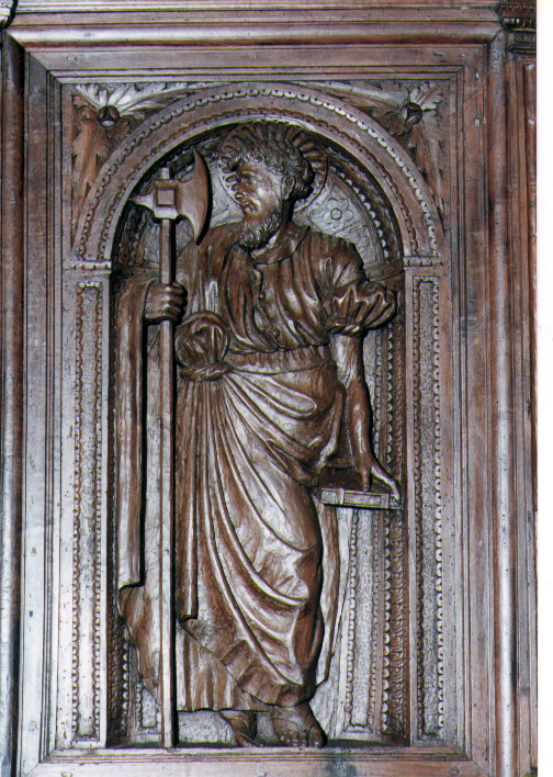 San Matteo (stallo) - ambito Italia meridionale (sec. XVI)