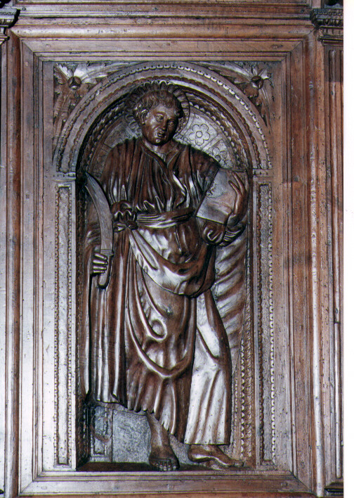 San Bartolomeo (stallo) - ambito Italia meridionale (sec. XVI)
