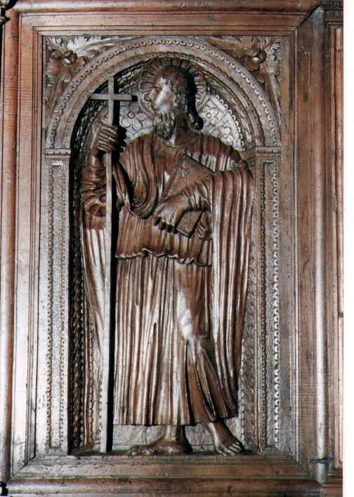 San Filippo Apostolo (stallo) - ambito Italia meridionale (sec. XVI)