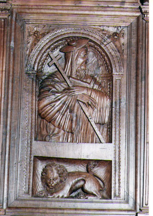 San Girolamo (stallo) - ambito Italia meridionale (sec. XVI)