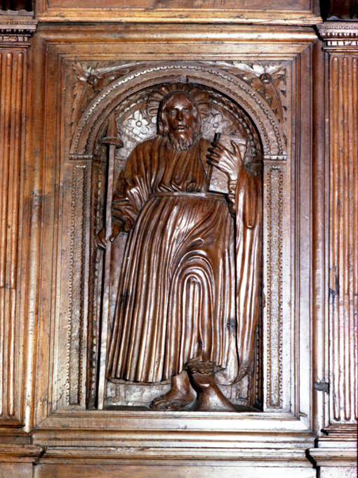 San Giuda Taddeo (stallo) - ambito Italia meridionale (sec. XVI)