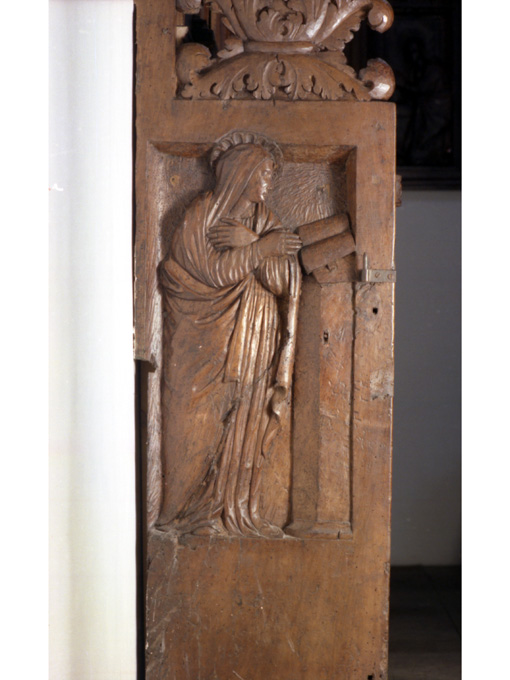 Madonna Annunciata (formella) - ambito Italia meridionale (sec. XVI)