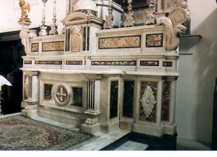 altare maggiore - ambito Italia meridionale (seconda metà sec. XIX)
