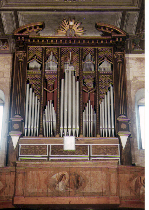 cassa d'organo - manifattura Italia meridionale (seconda metà sec. XIX)