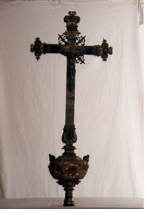 croce processionale - manifattura napoletana (secc. XVII/ XVIII)