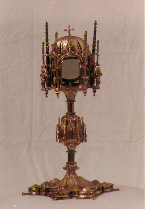 ostensorio architettonico - manifattura napoletana (seconda metà sec. XVIII)