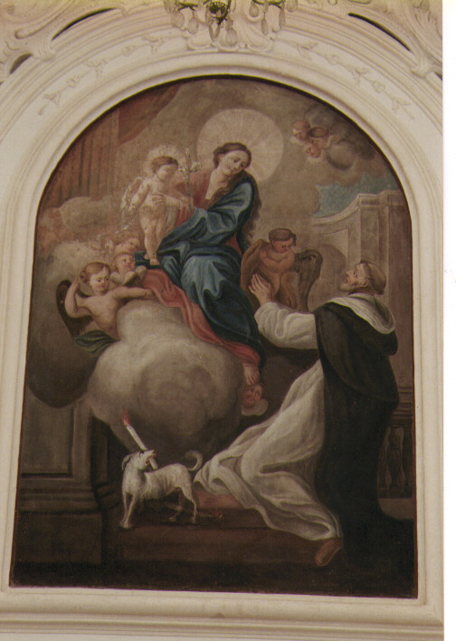 Madonna con Bambino e San Domenico (dipinto) - ambito pugliese (prima metà sec. XIX)