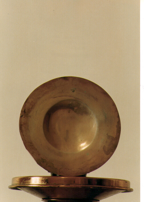 patena - manifattura Italia meridionale (prima metà sec. XX)