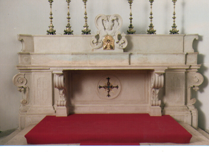 altare maggiore - ambito Italia meridionale (prima metà sec. XX)