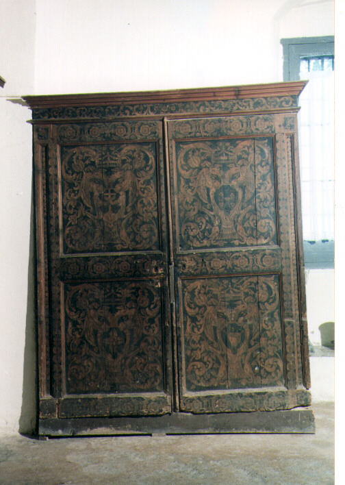 armadio da sacrestia - ambito pugliese (sec. XVII)