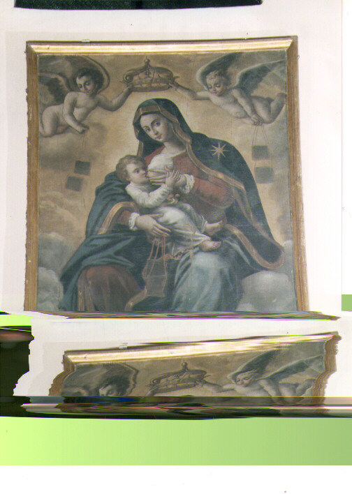 Madonna del Carmelo che intercede per le anime del Purgatorio, Madonna del Carmelo intercede per le anime del purgatorio (dipinto) - ambito Italia meridionale (seconda metà sec. XVIII)