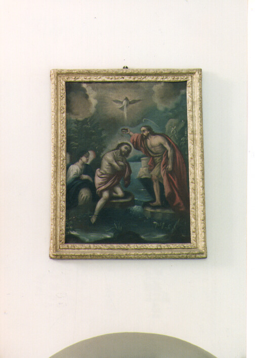 Battesimo di Cristo (dipinto) - ambito Italia meridionale (secc. XIX/ XX)