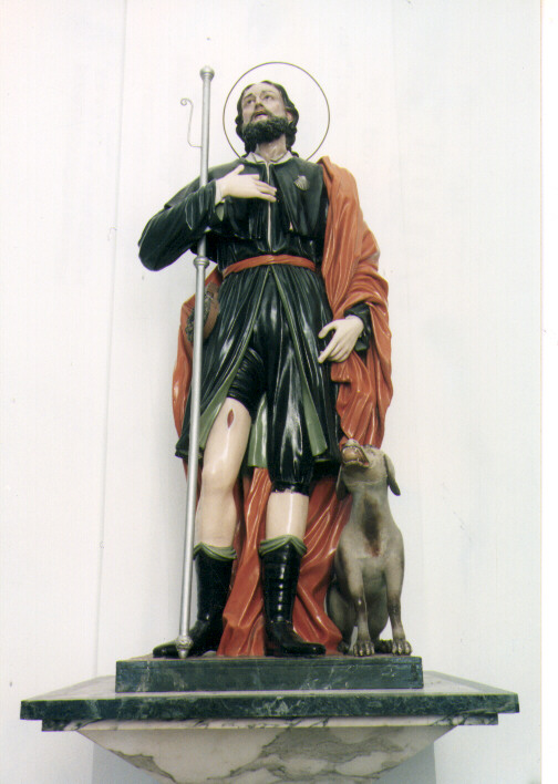 San Rocco (statua) - ambito pugliese (prima metà sec. XIX)