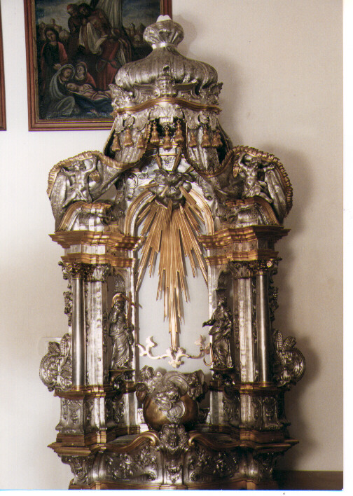 trono per esposizione eucaristica - manifattura napoletana (sec. XVIII)