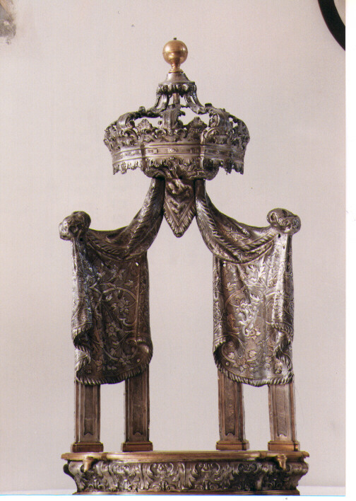 trono per esposizione eucaristica di Buonacquisto Giacinto (sec. XVIII)