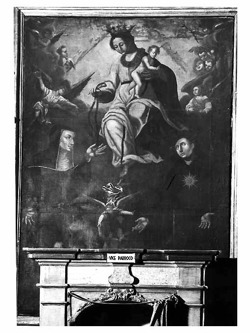 Madonna con Bambino e Santi (dipinto) - ambito pugliese (sec. XVII)